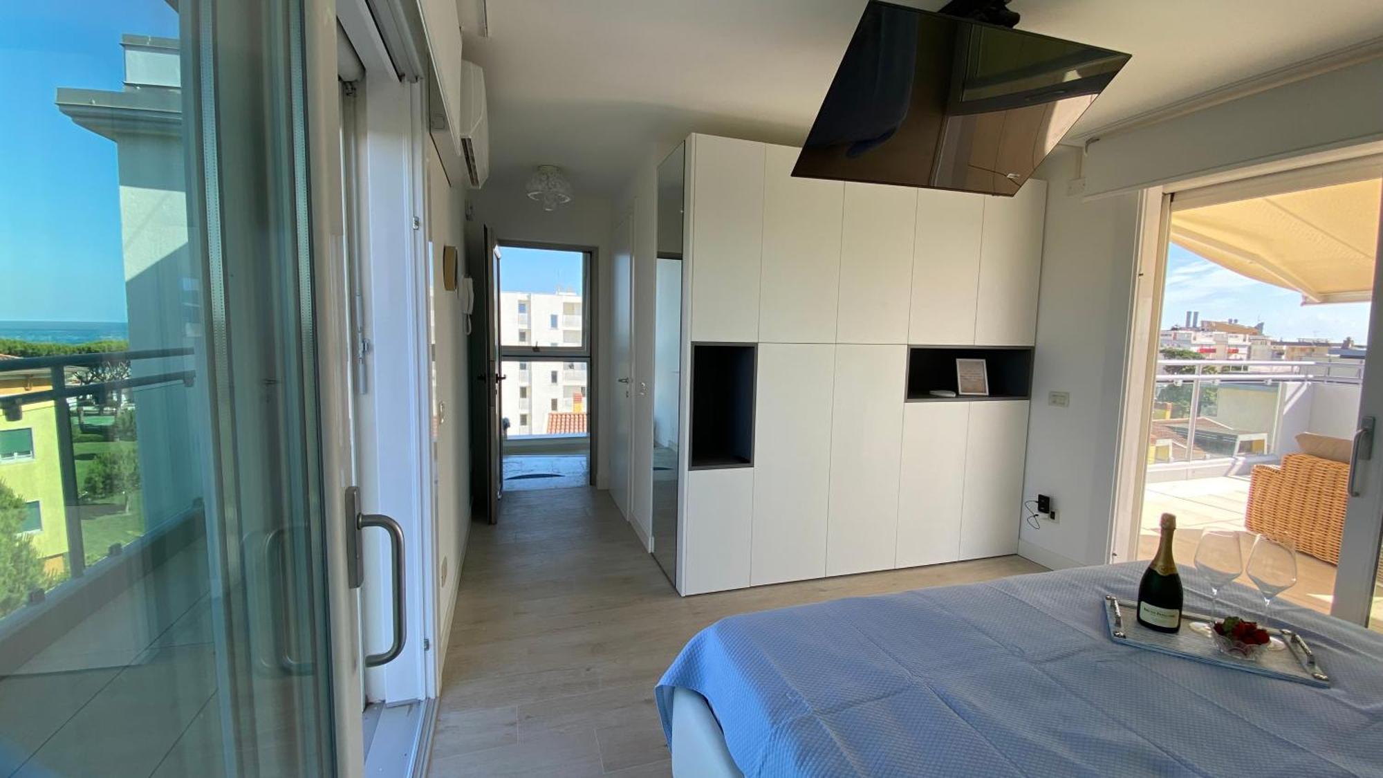 Rooftop Onda Blu Vista Mare - Aria - A 150 Mt Dalla Appartamento Lido di Jesolo